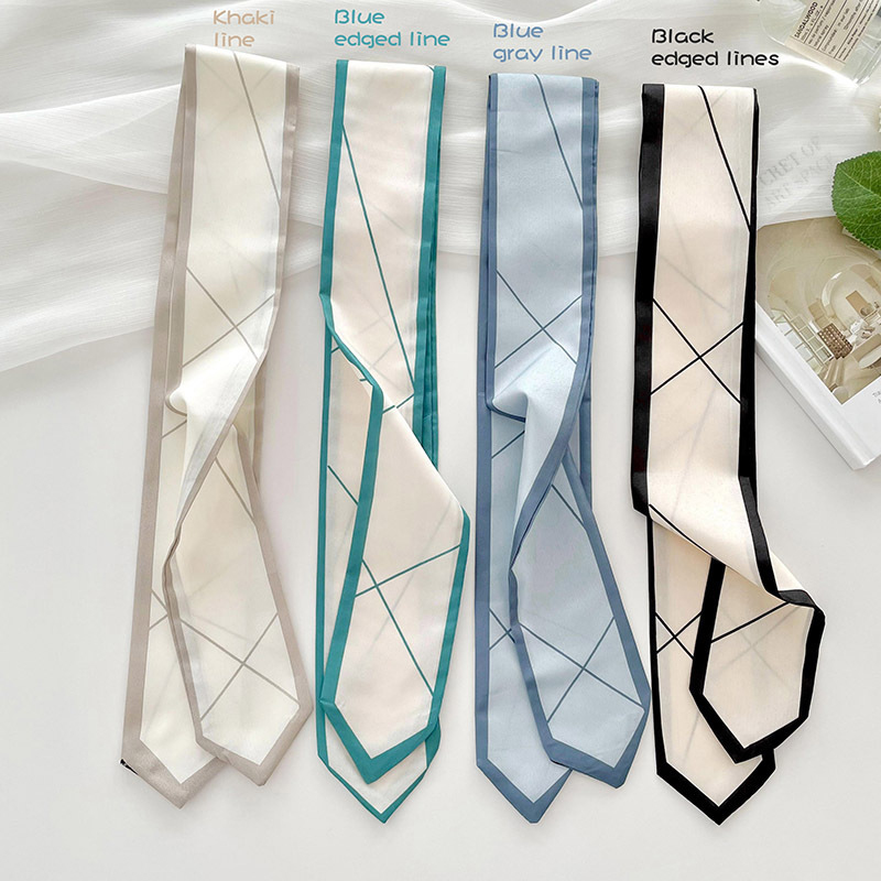Head Wrap Turban - 고급 한국 트윌 장식 리본 여성용