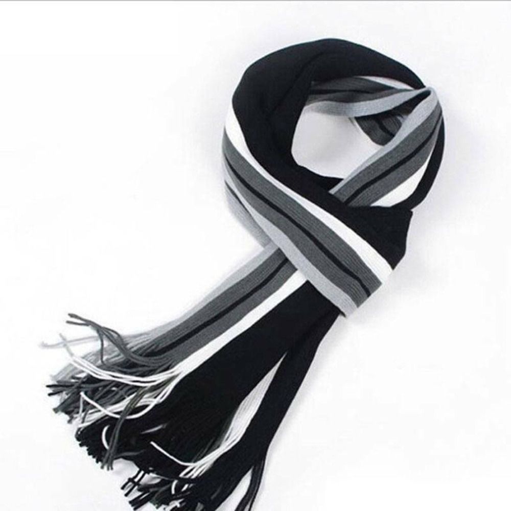 캐시미어 남성 스트라이프 스카프 패션 두꺼운 술 스톨  - Muffler Men Wool 리뷰 및 가격