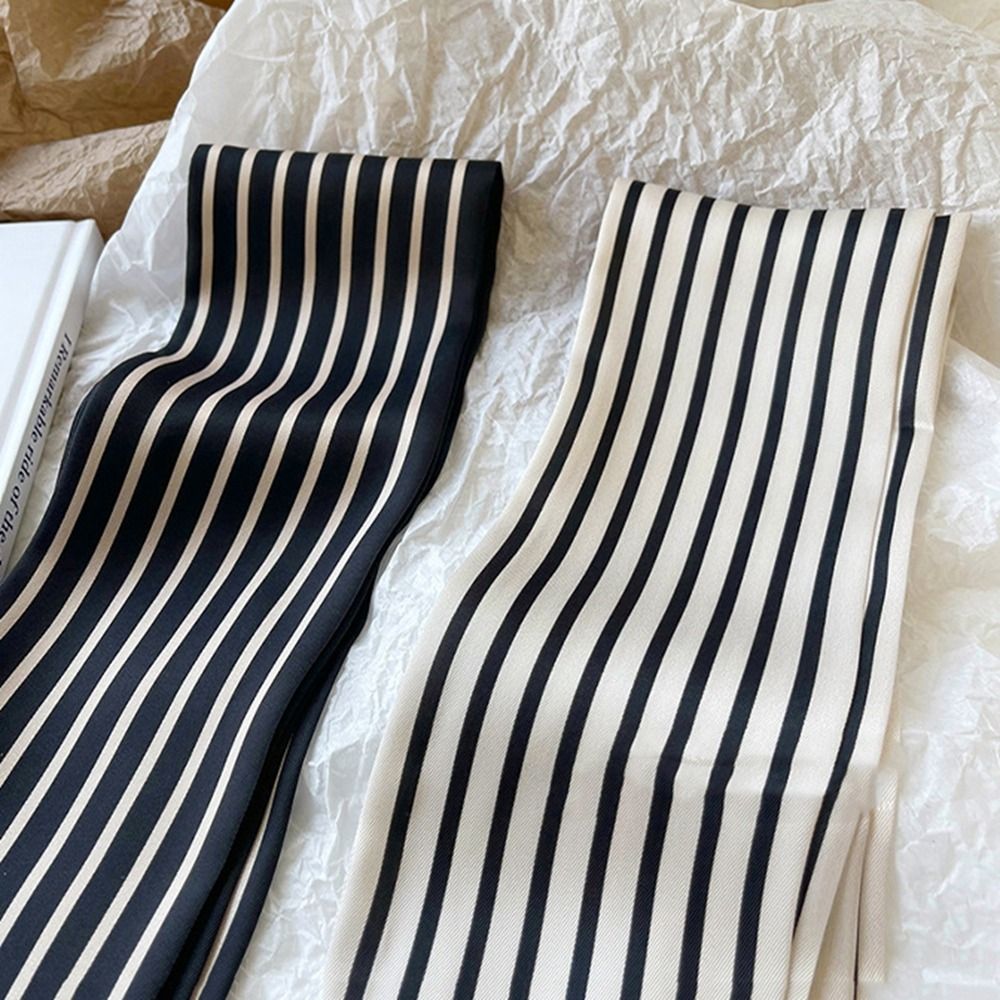 넥타이 리본 머리띠 Neckerchief 스트라이프 인 - Silk Tie Striped 리뷰 및 가격