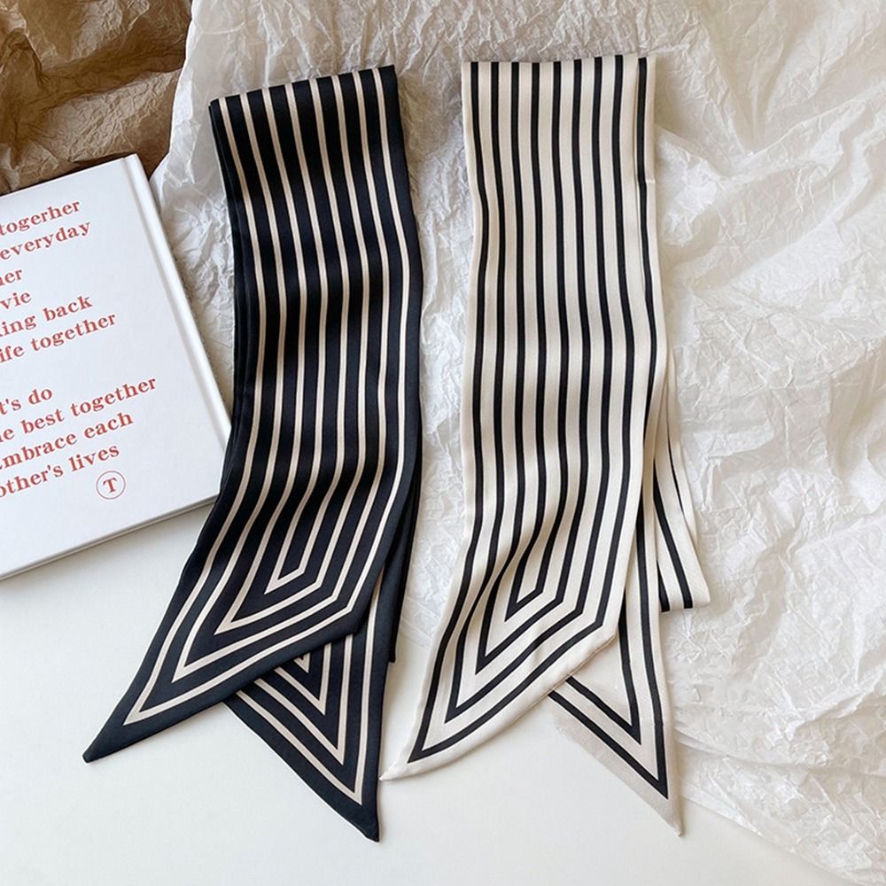 넥타이 리본 머리띠 Neckerchief 스트라이프 인 - Silk Tie Striped 리뷰 및 가격