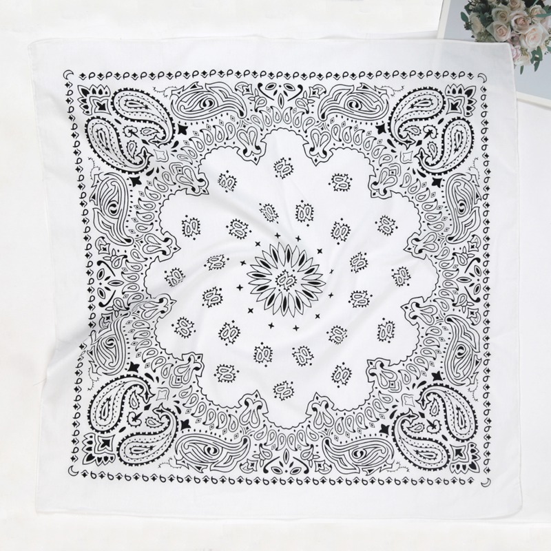 70*70cm 유니섹스 여성 100% 코튼 블랙 힙합  - Bandana Cotton 리뷰 및 가격