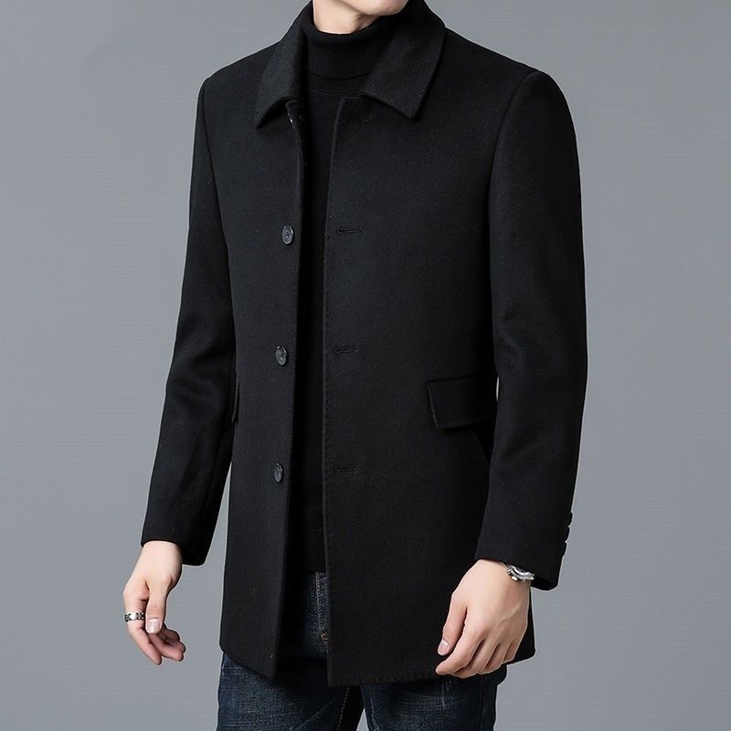 울 혼방 코트 화이트 남성용 숄칼라 라펠 포멀 클래식  - Muffler Men Wool 리뷰 및 가격