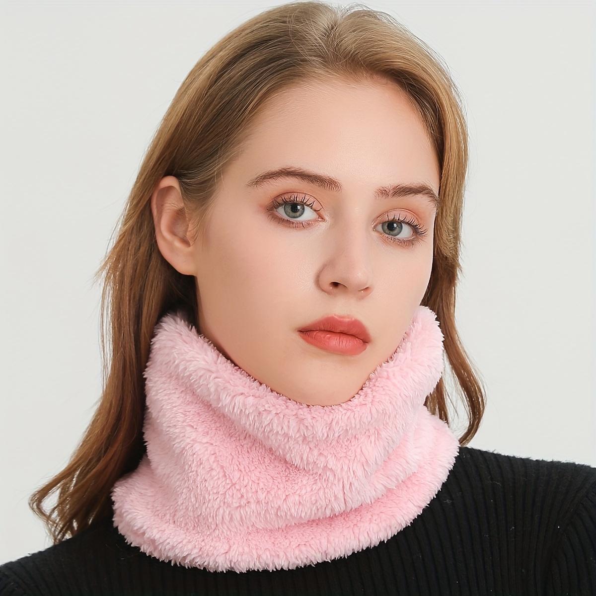 방풍 플러시 인피니티 스카프 솔리드 컬러 넥 게이 터  - Infinity Scarf Knit 리뷰 및 가격