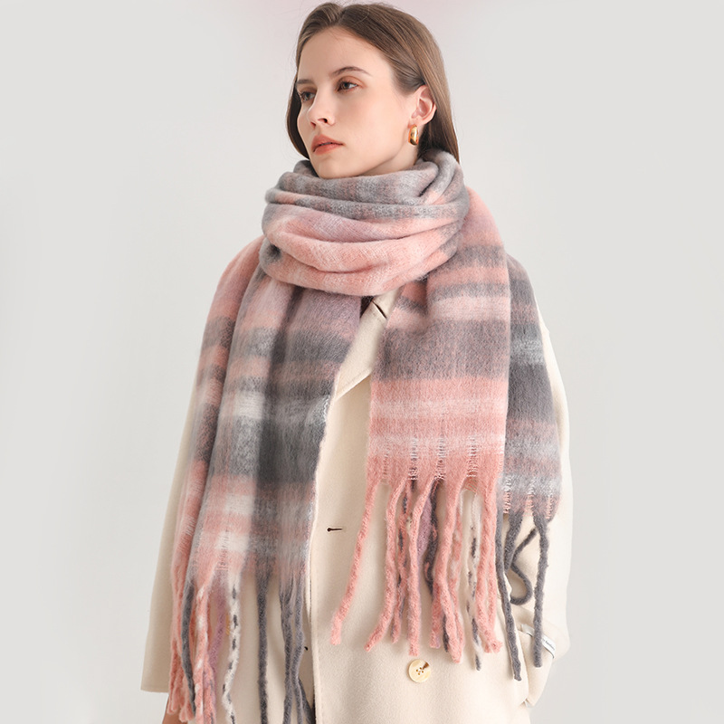한국어 겨울 모조 캐시미어 스카프 학생 목 두꺼운 따뜻 - Muffler Men Wool 리뷰 및 가격