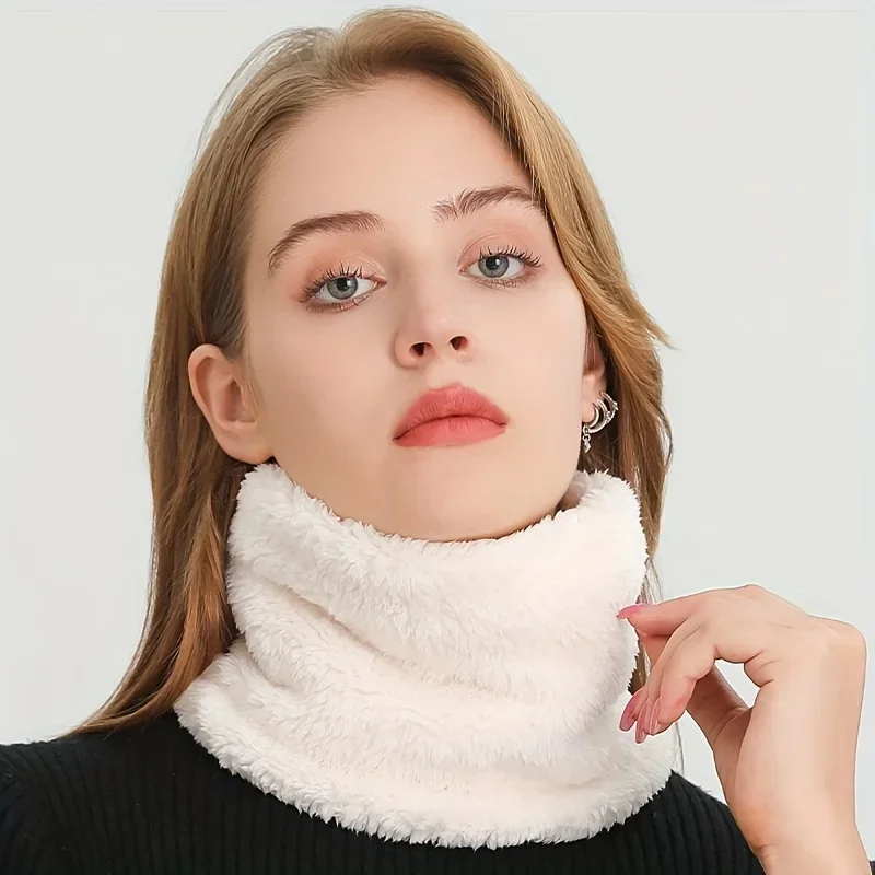 방풍 플러시 인피니티 스카프 단색 넥 게이터 귀여운 방 - Infinity Scarf Knit 리뷰 및 가격