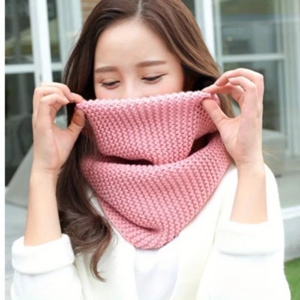 단색 인피니티 루프 스카프 통기성 좋은 두꺼운 넥 워머 - Infinity Scarf Knit 리뷰 및 가격