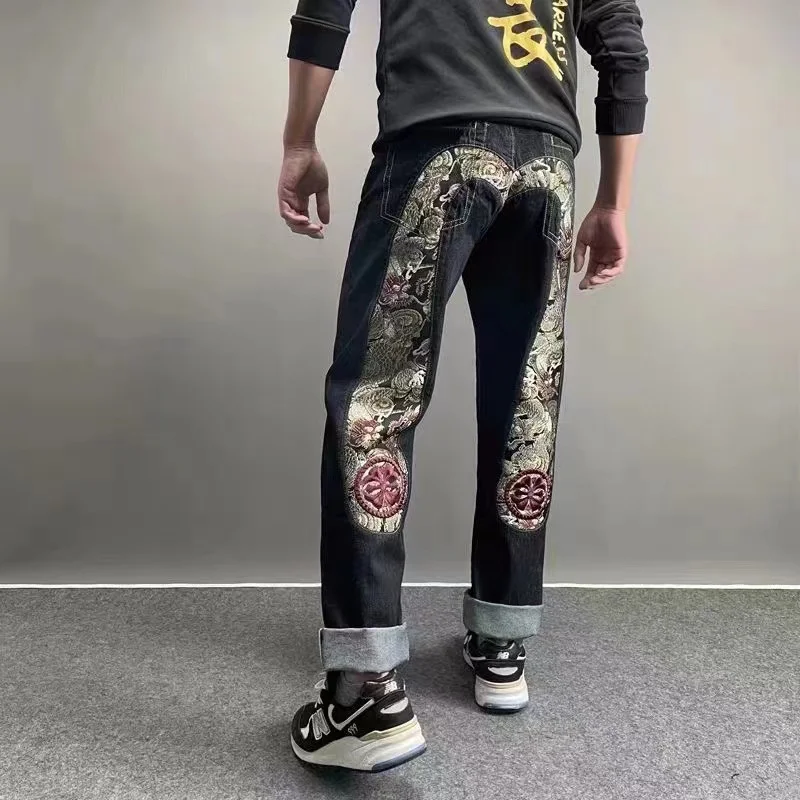 EH · MD 남성용 일본 수제 자수 청바지, 순면 스 - Levis Jeans 501 리뷰 및 가격