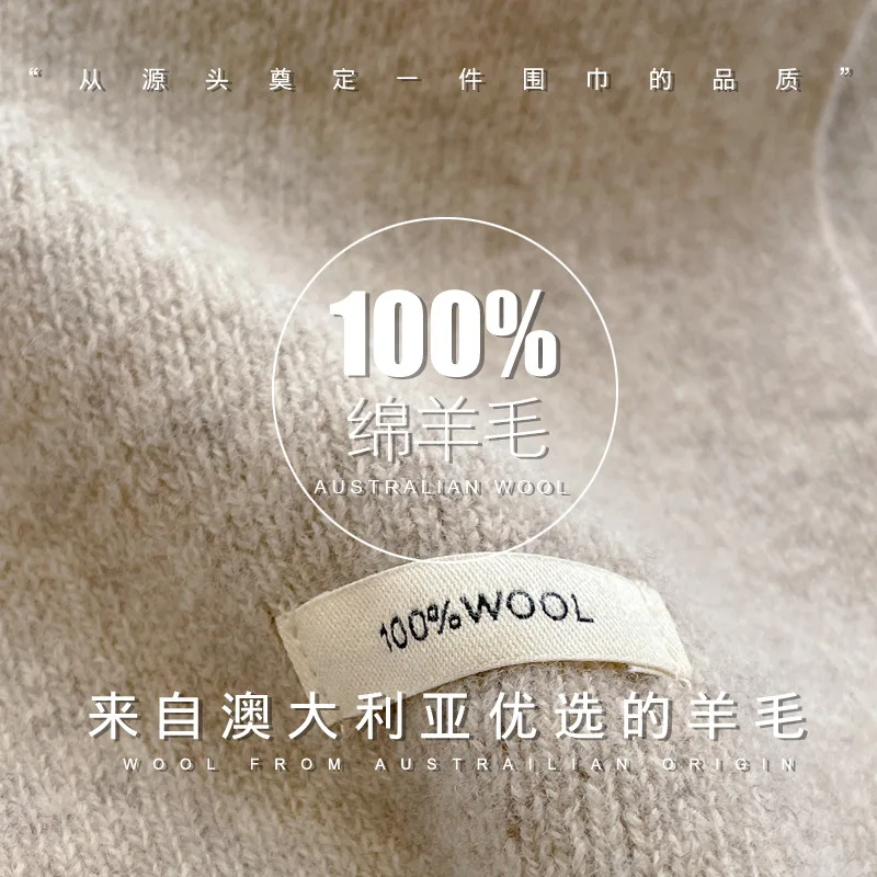 고품질 100% 양모 스카프 남성 여성 겨울 가을 솔리 - Muffler Men Wool 리뷰 및 가격
